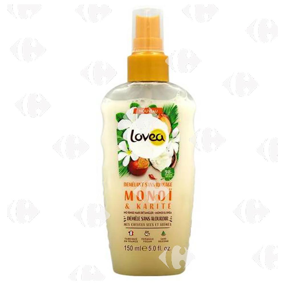 [668521] Démêlant Sans Rinçage Monoï & Karité Lovea 150ml.