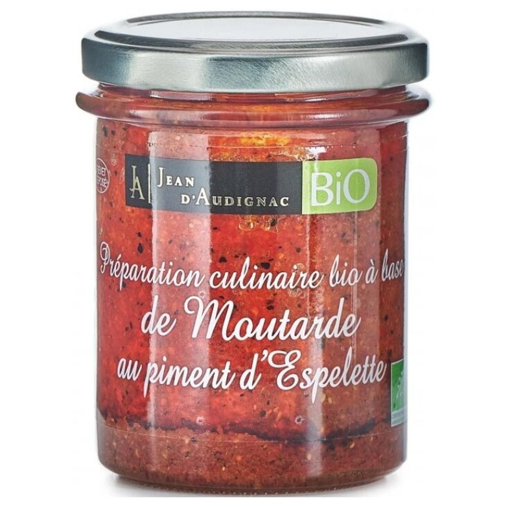 [680744] Moutarde Bio au Piment d'Espelette Bio Jean d'Audignac 175g.