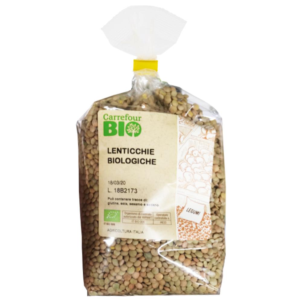 Lentilles Carrefour Bio 500g