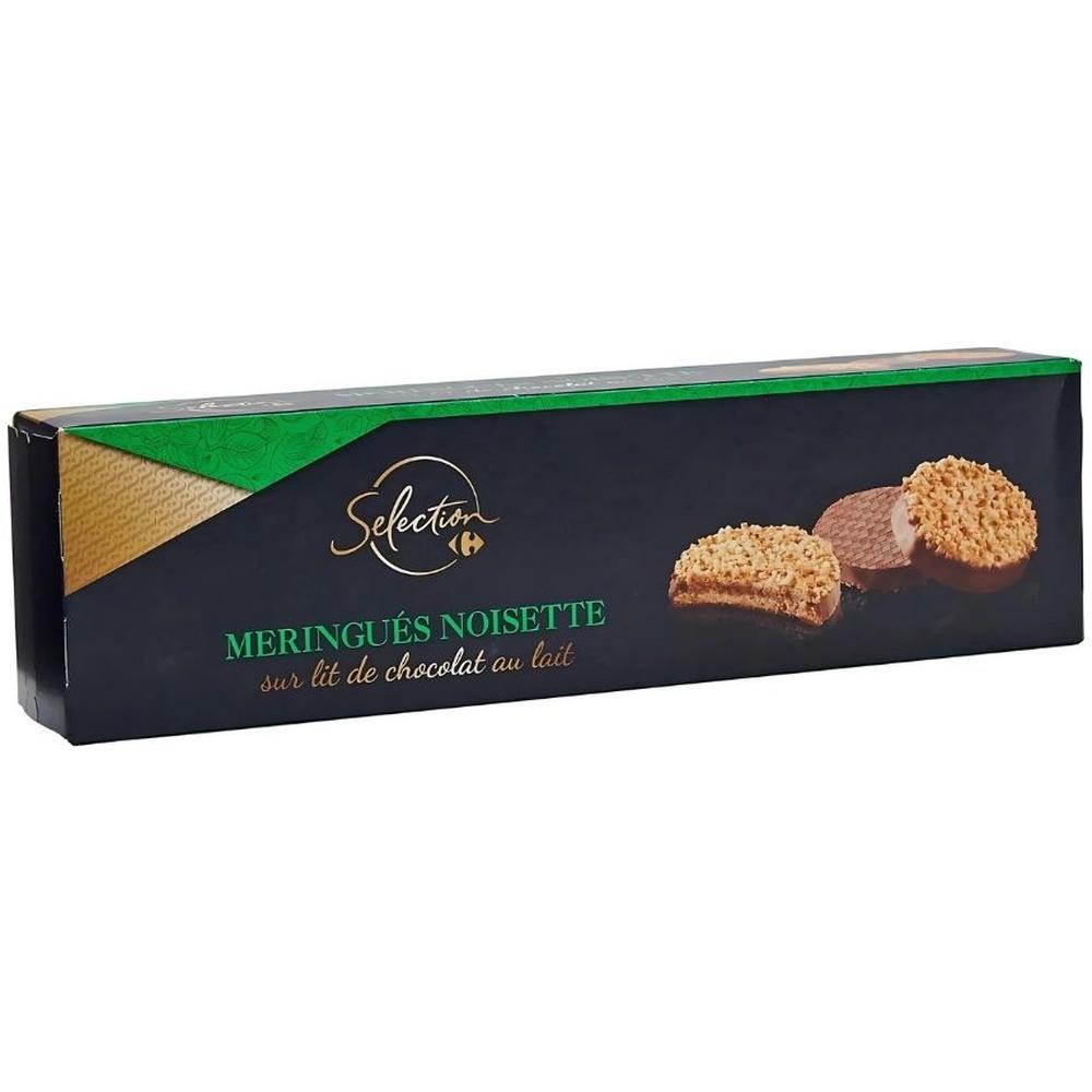 [531059] Biscuits Meringués Noisette Carrefour Sélection 100g