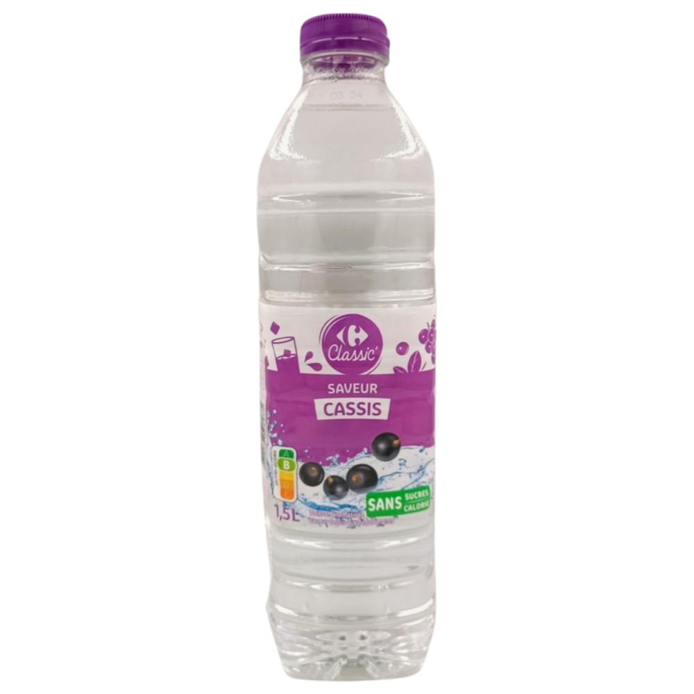 [663932] Eau Aromatisée Cassis Carrefour 1.5L.