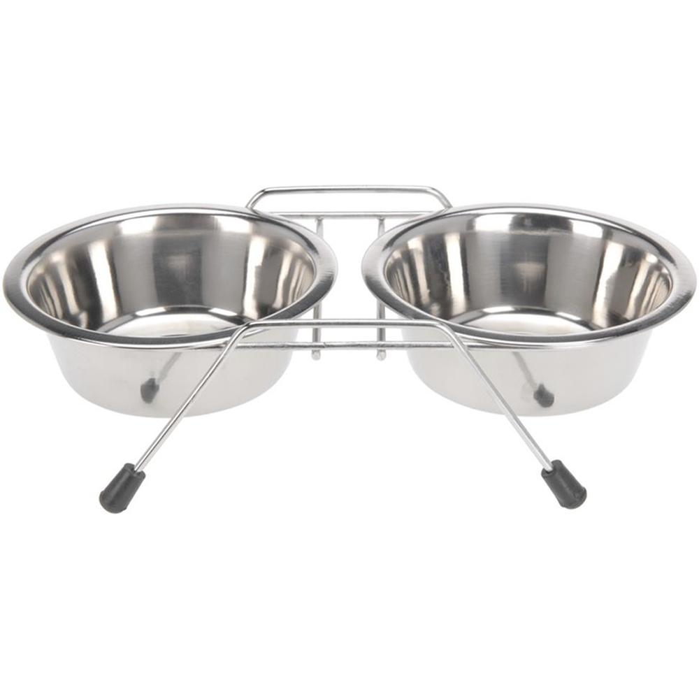 [699100] Gamelle pour Chien en Acier 2 pièces