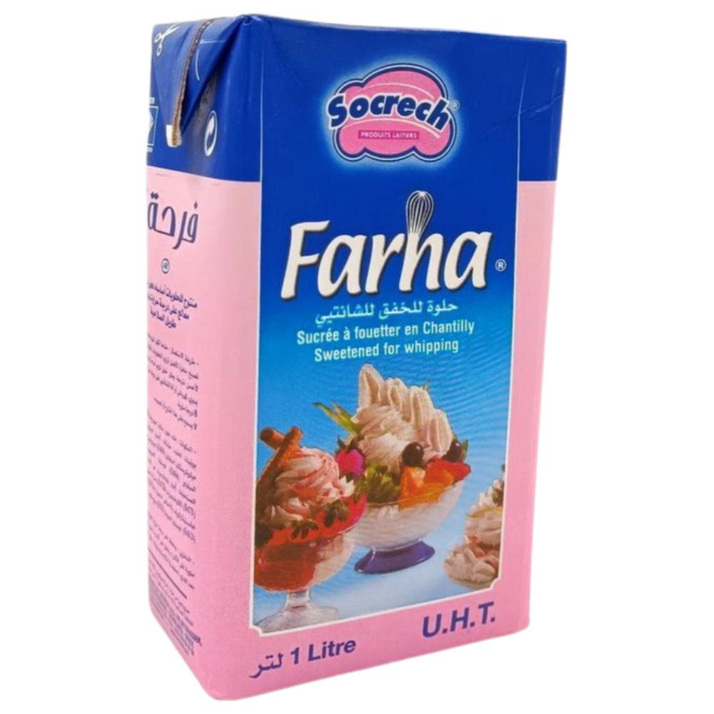 [696390] Crème A Fouetter Sucree Uht Farha 1L.