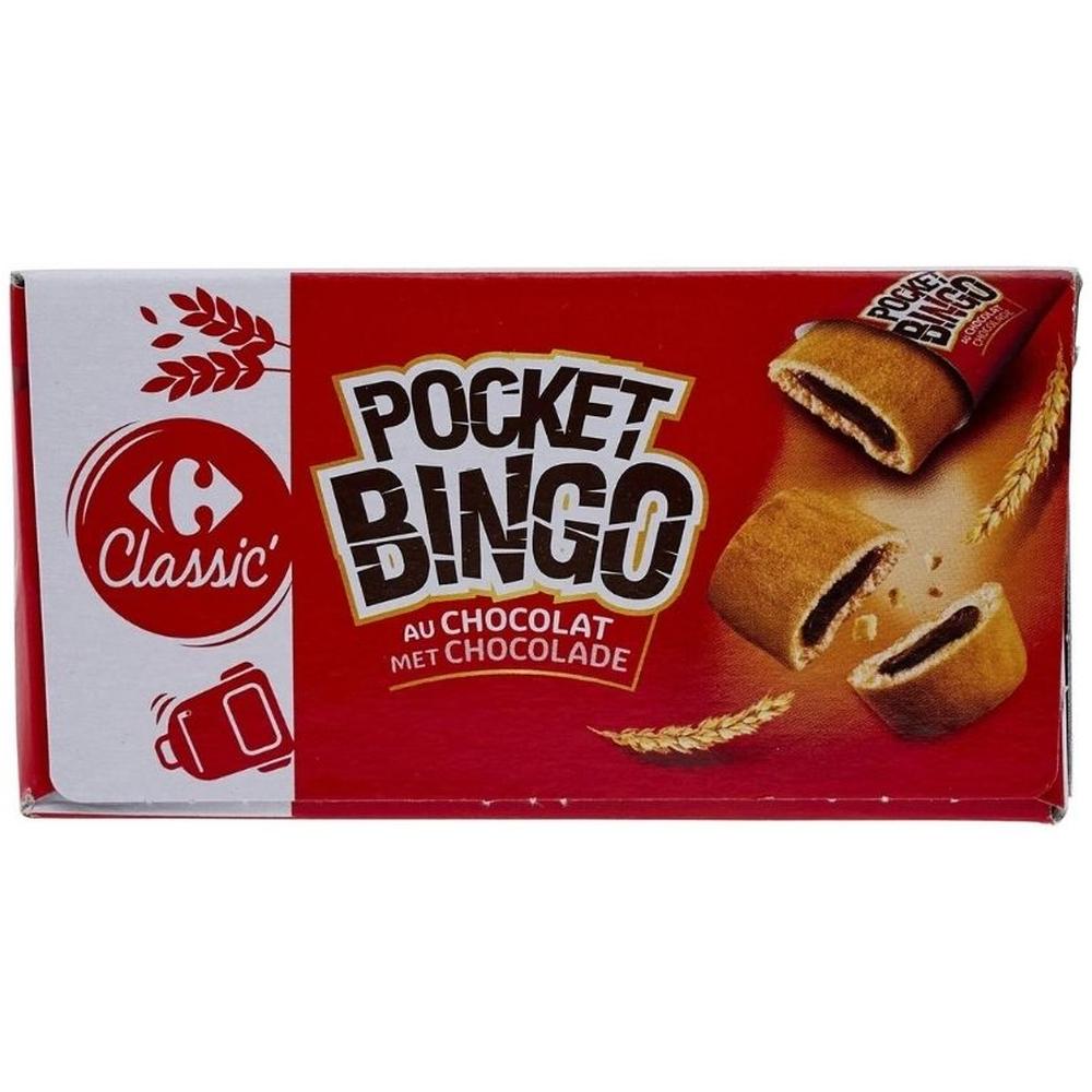 [691256] Biscuits Pocket Fourrés Chocolat Carrefour Classic 300g
