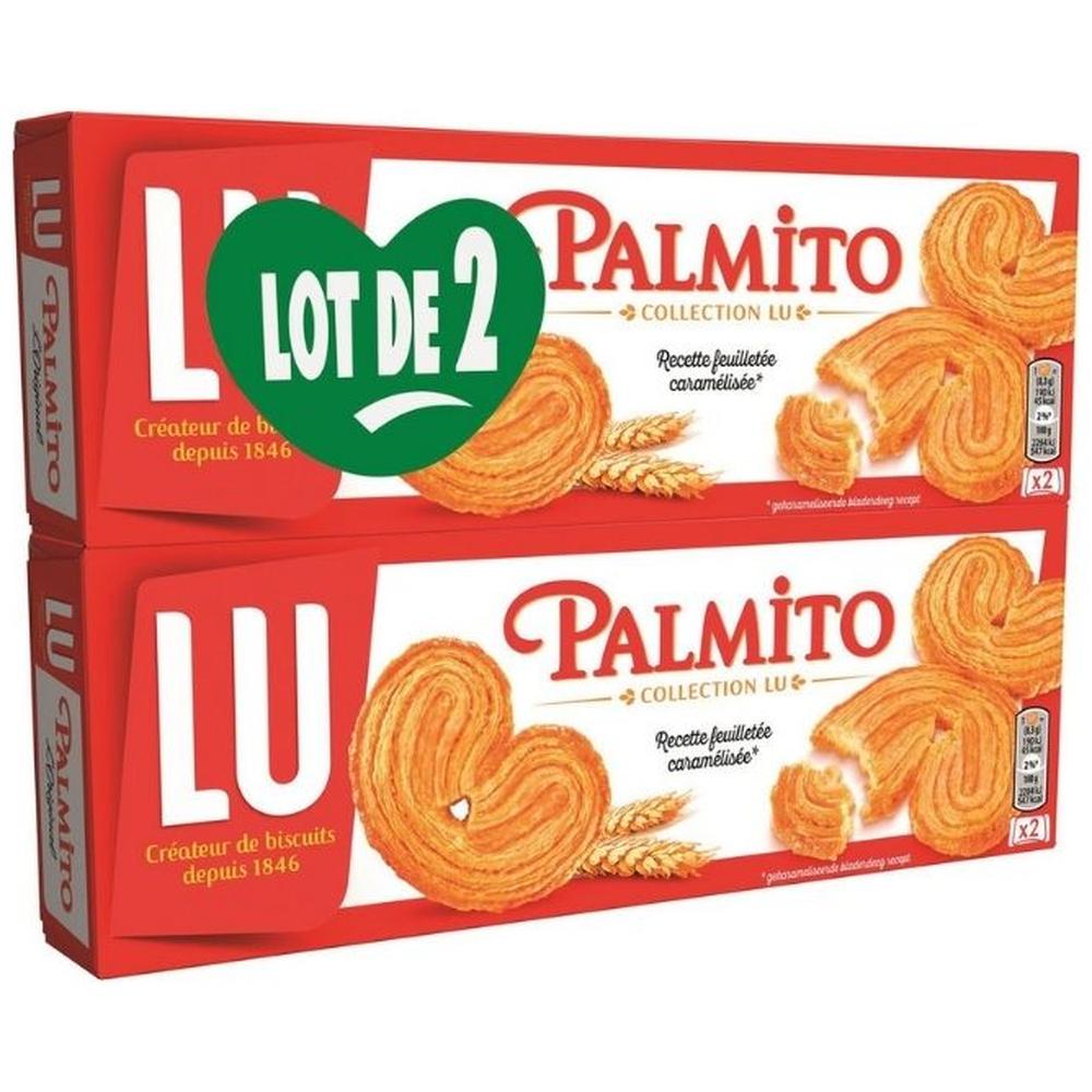 [670937] Biscuits l'Original Caramélisés Palmito Lu 2x100g