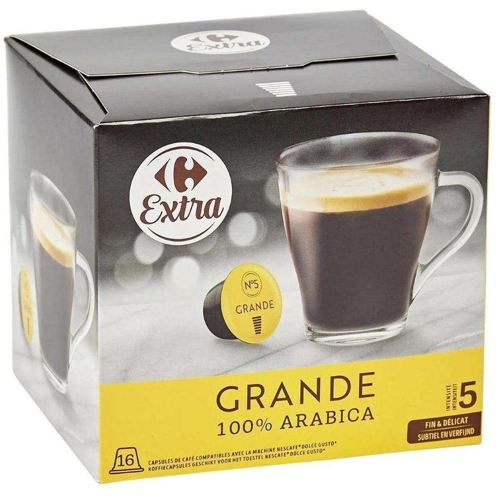 Capsules Grande Carrefour Extra x16 Unités