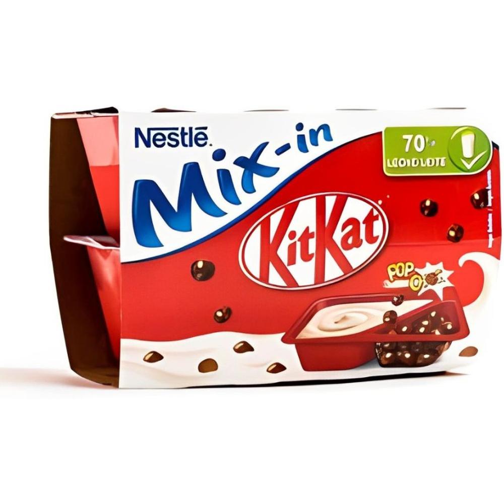 [672976] Yaourt à Cuillère Mix In Kit Kat Nestlé 2x115g.