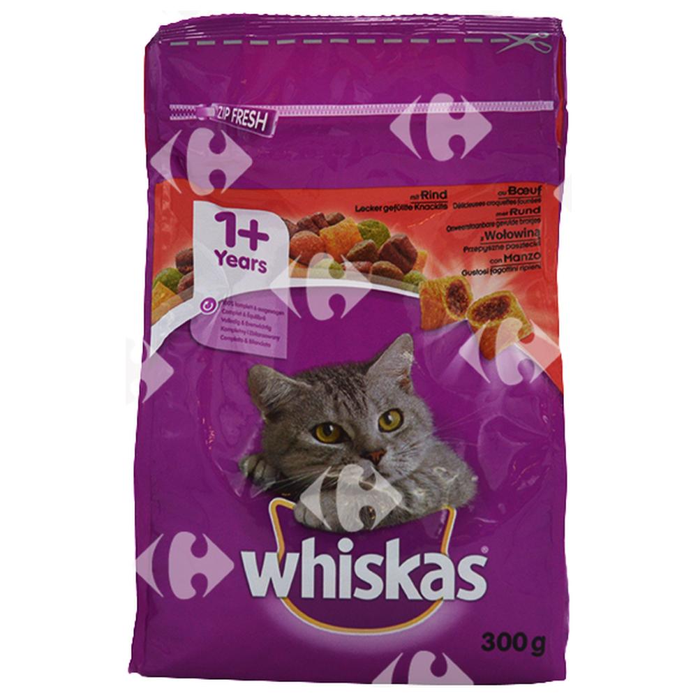 [560951] Croquettes au Bœuf pour Chats Adultes Whiskas 300g