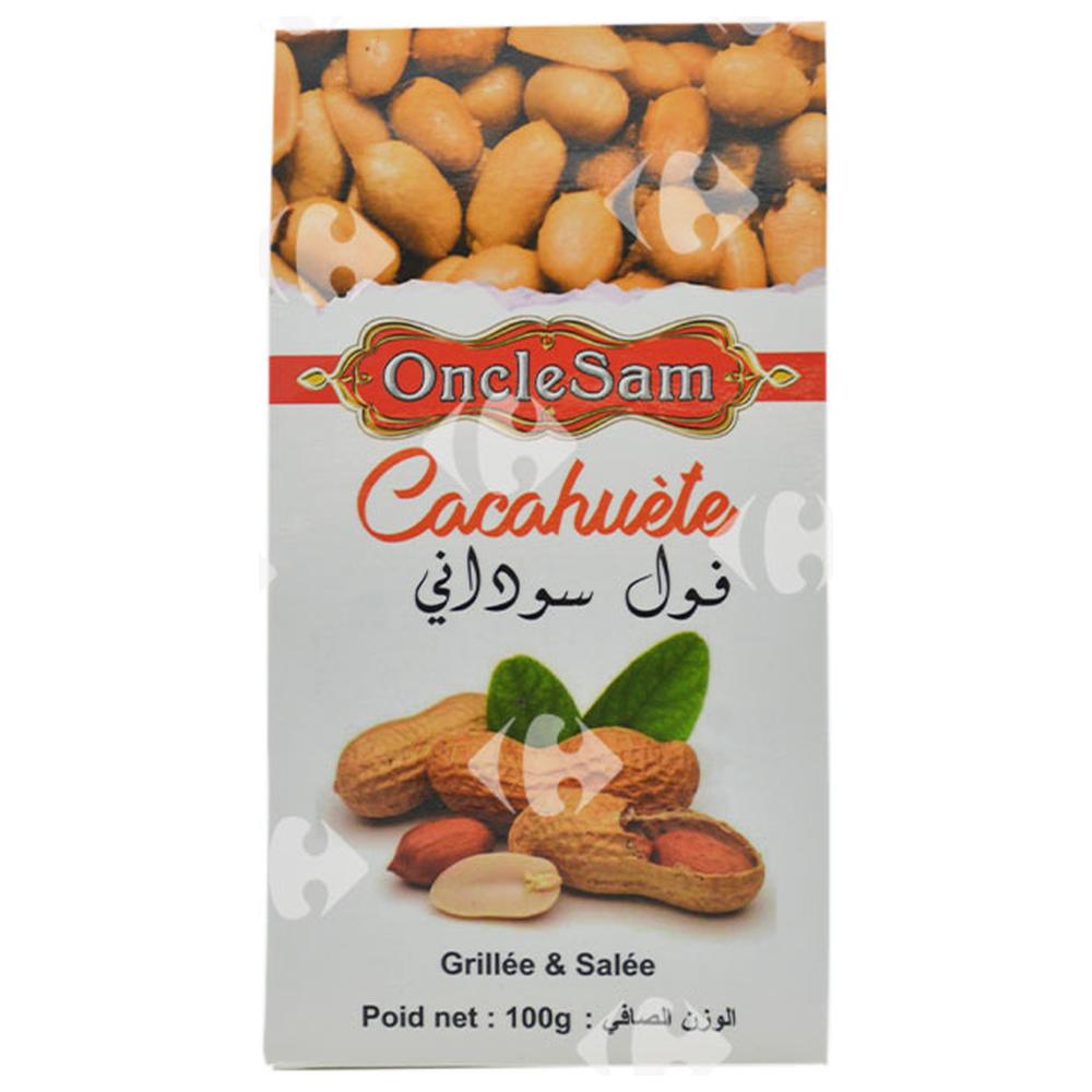 Cacahuètes Grillées Oncle Sam 100g.