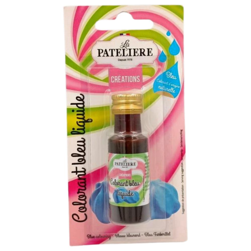 [665548] Colorant Bleu Liquide Naturel La Pateliere 20ml.