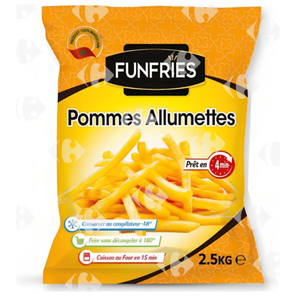 [666969] Frites Allumettes 7/7 Funfries 2,5kg.