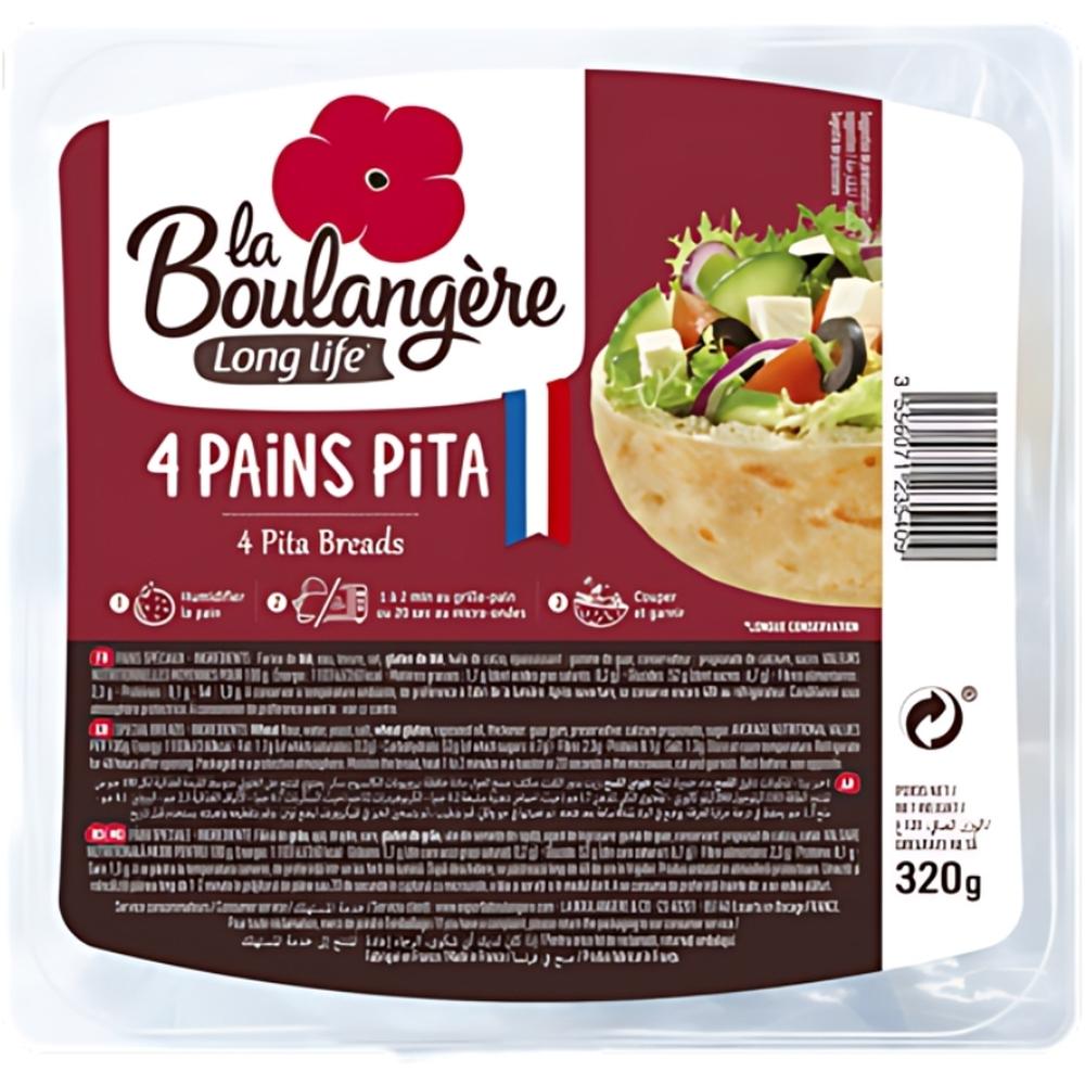 Pain Pita La Boulangère 320g 4 unités