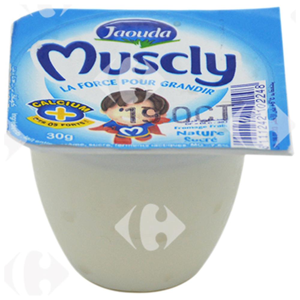 Yaourt à La Cuillère Nature Sucré Muscly 30g