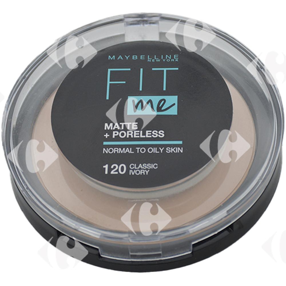 Poudre Fit Me Matte & Poreless 120 Classic Ivory Maybelline