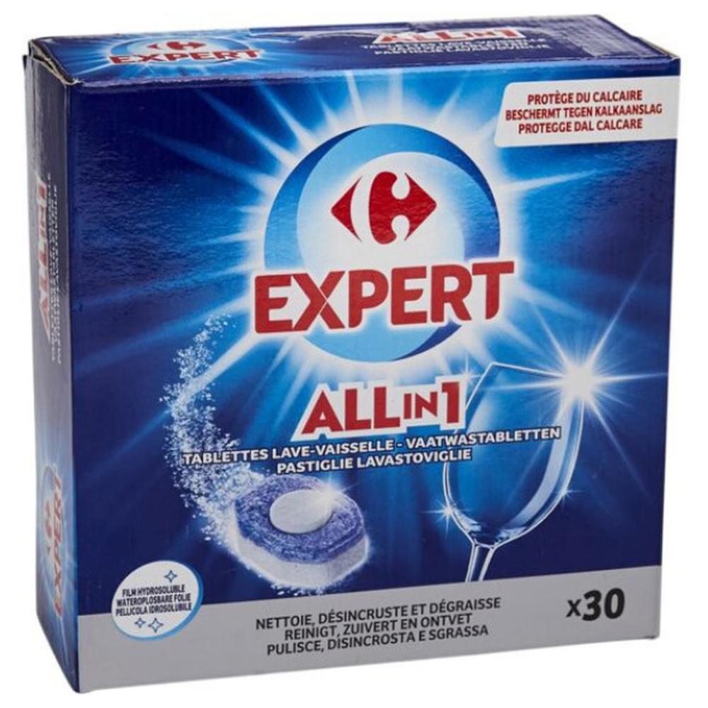 [613475] Tablettes Lave Vaisselle Carrefour Expert 30 unités