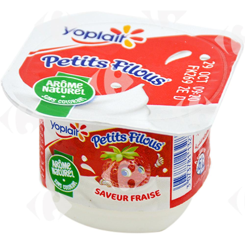 Yaourt à La Cuillère Fraise Yoplait Petits Filous Pot 60g