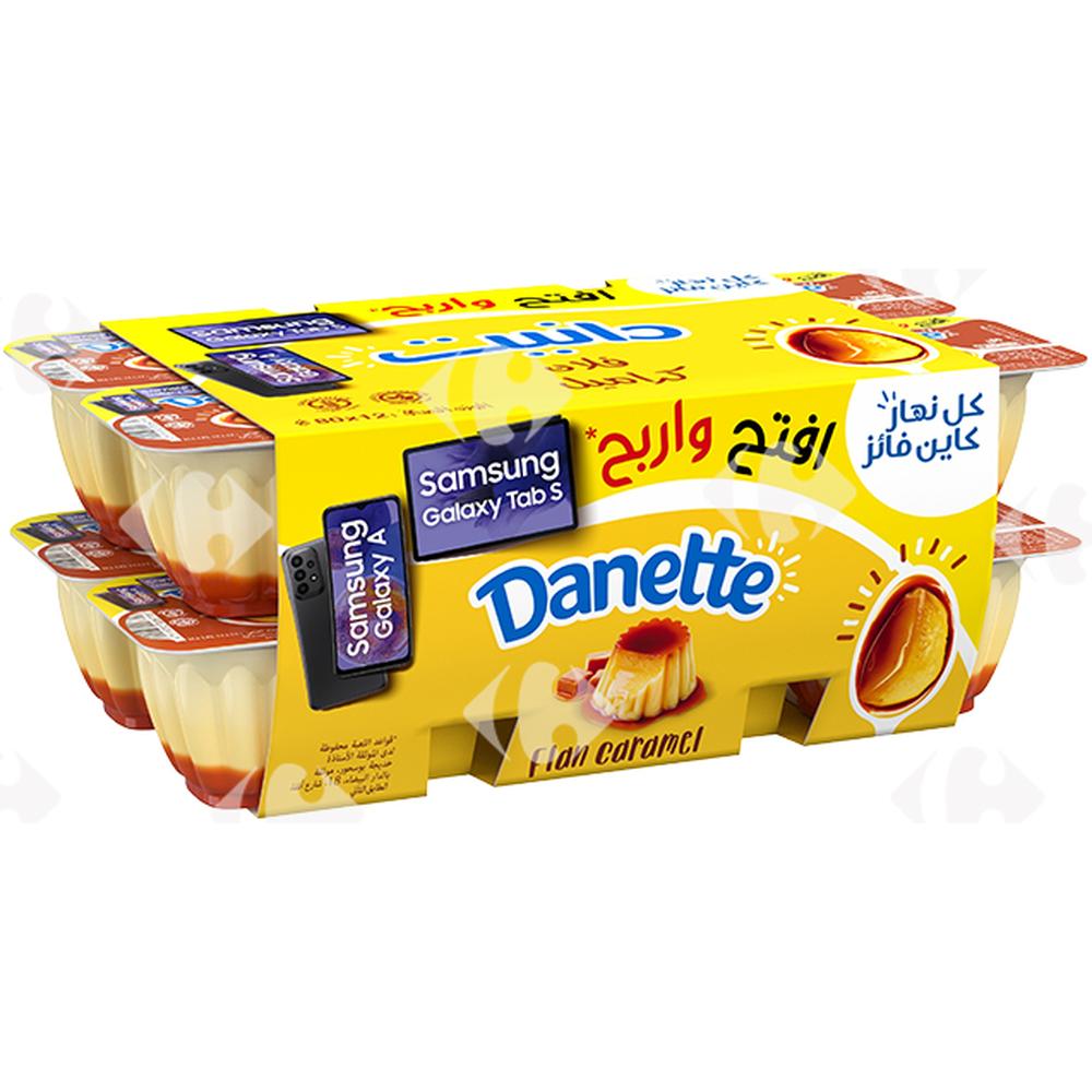 [653893] Pack Crème Dessert Caramel Danette 80g 12 unités