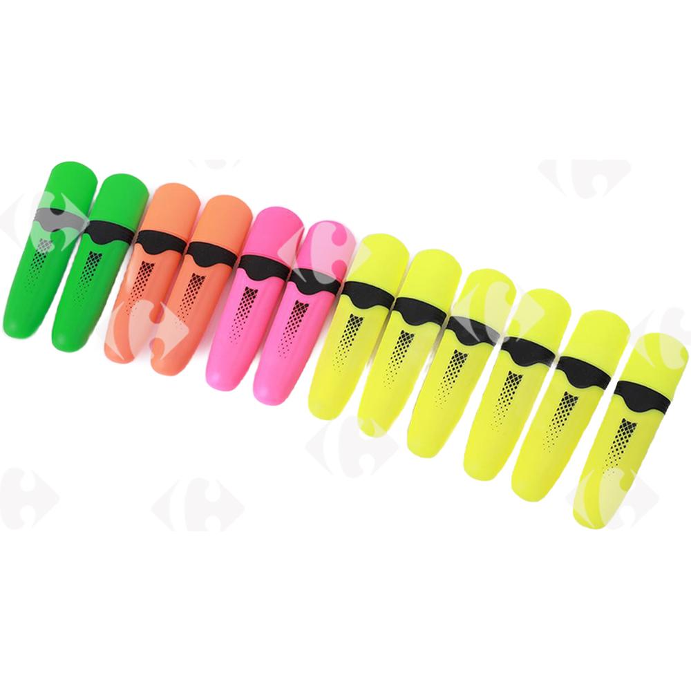 [699130] Surligneur Coloris Assortis Carrefour 12 unités