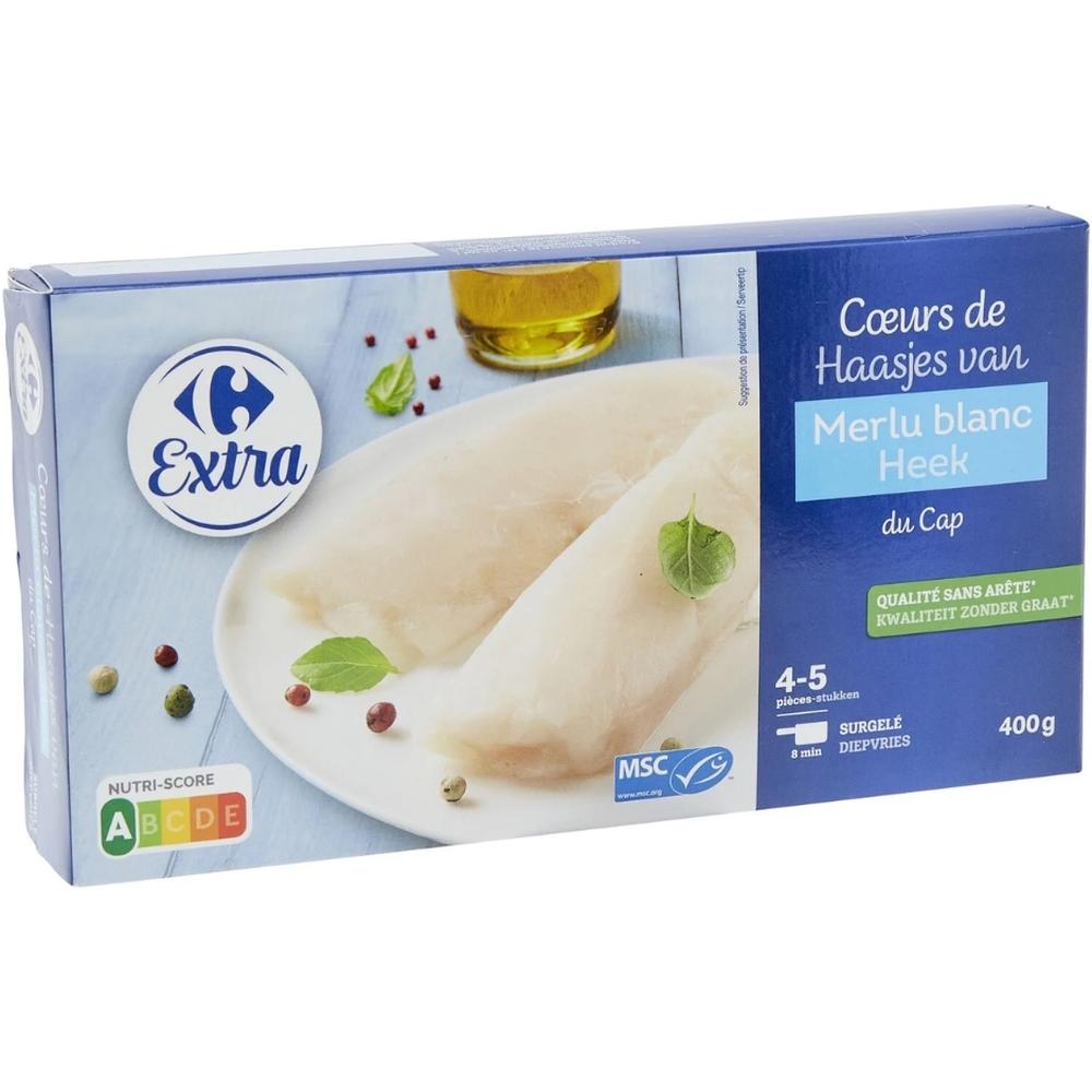 [707076] Filets de Merlu Blanc Carrefour 400g 4-5 pièces