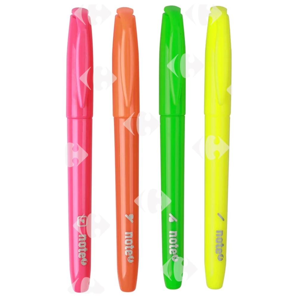 Stylo Marqueur Fluorescent Note 4 unités