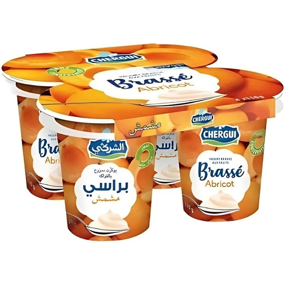 [550806] Pack Yaourt à La Cuillère Brassé Abricot Chergui 4x110g