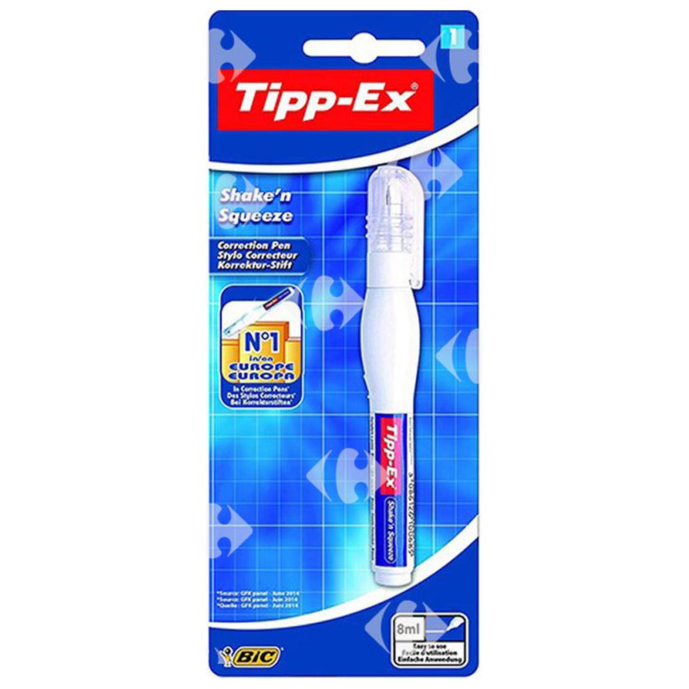 [57596] Stylo correcteur Shake and Squeeze Bic 8 ml