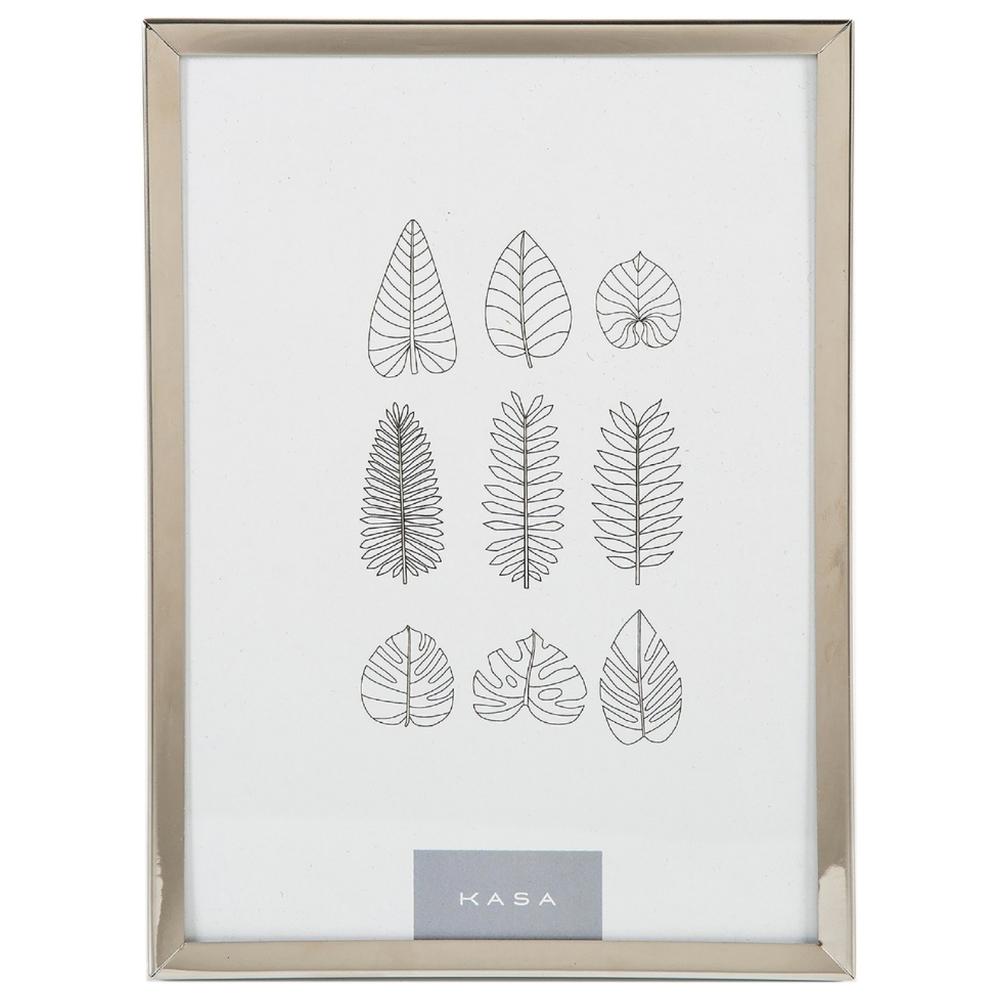 Cadre Décoratif en Argent Kasa 13x18cm