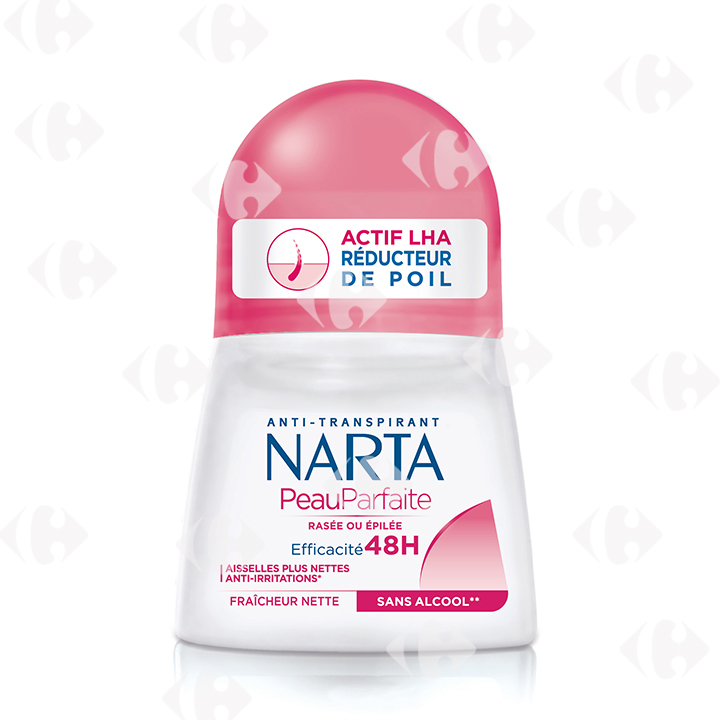 Roll-On Anti-Transpirant Peau Parfaite Efficacité 48H Narta 50ml