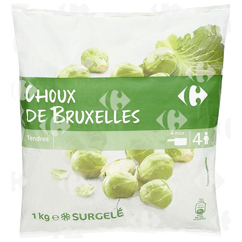 [672408] Choux de Bruxelles Carrefour 1kg.