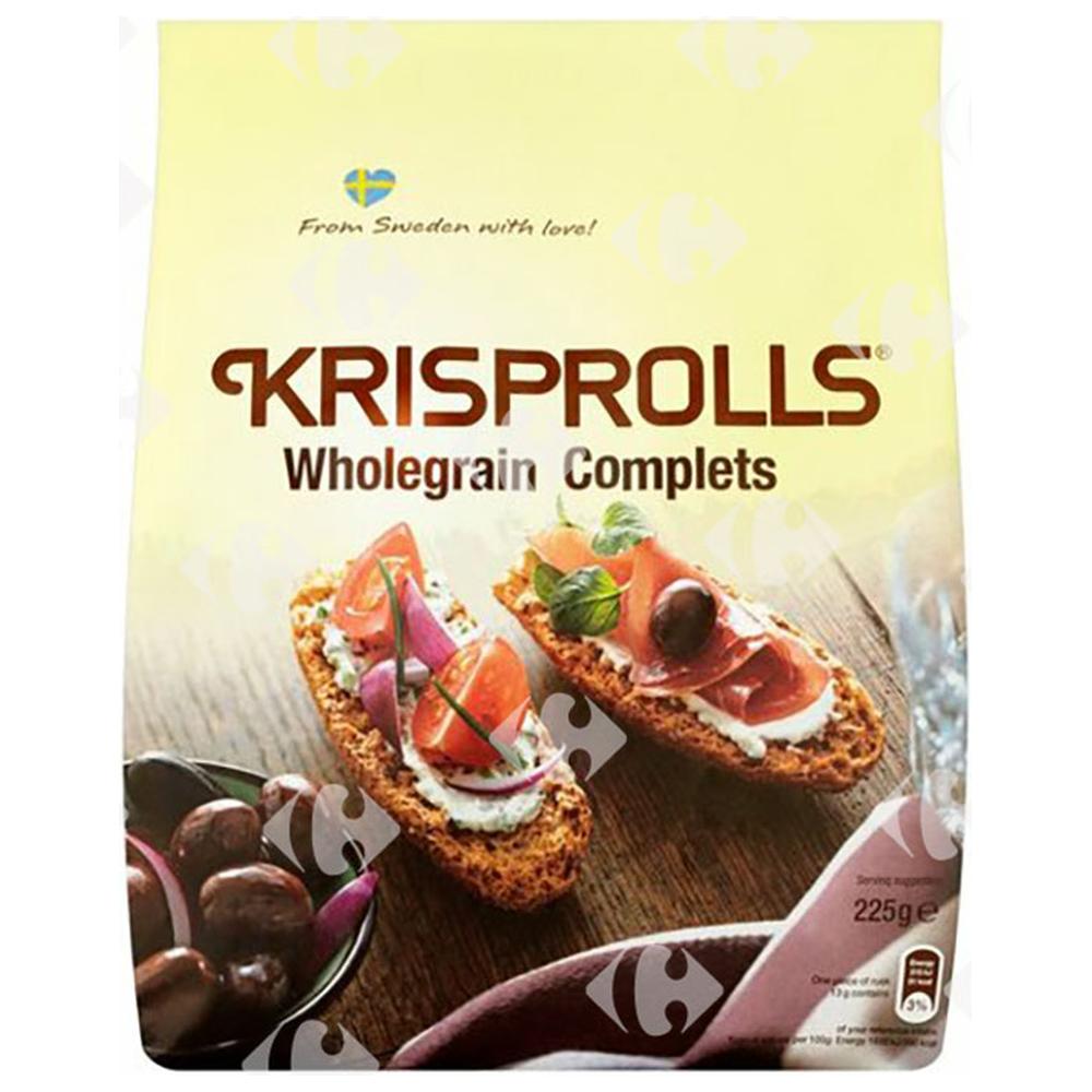 [559895] Pains Grillés Blé Complet Krisprolls 225g