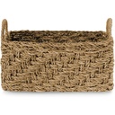 Panier Rectangulaire à Anses en Herbe Marine Kasa 42 x 18 x 23 cm