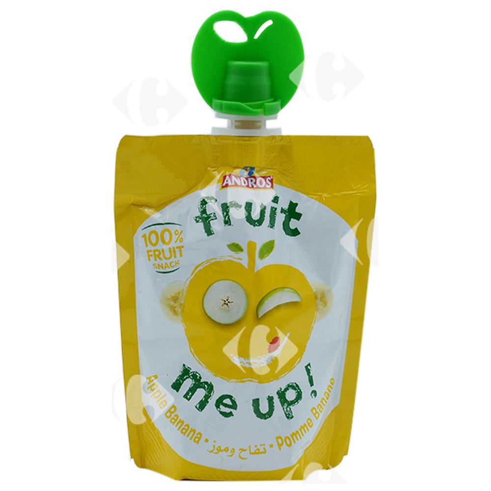 [535748] Gourde de Jus de Pomme et de Banane Fruit Me Up 90g.