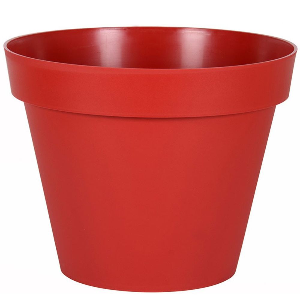 Pot Toscane Rond Rouge Rubis 29,5x24 cm 10 L