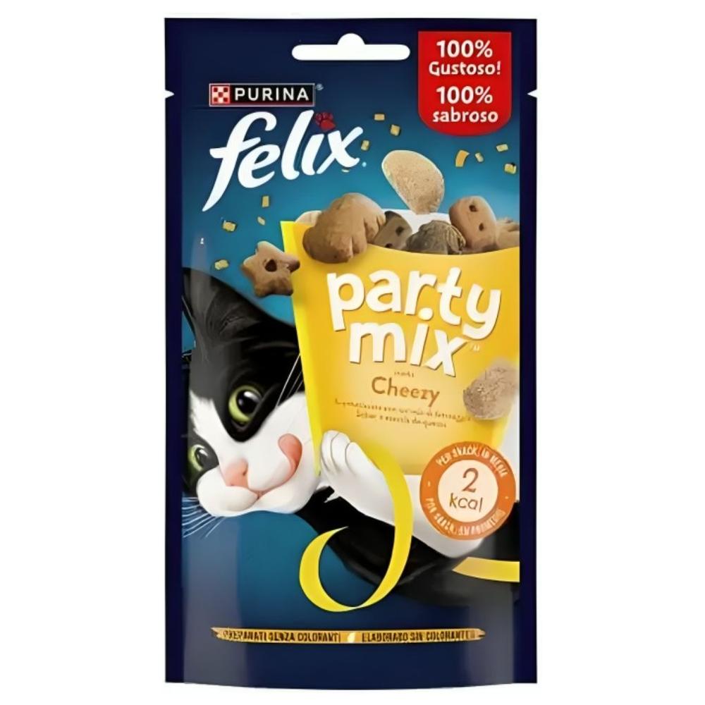 [681794] Friandise pour Chat Party Mix Cheezy Felix 60g
