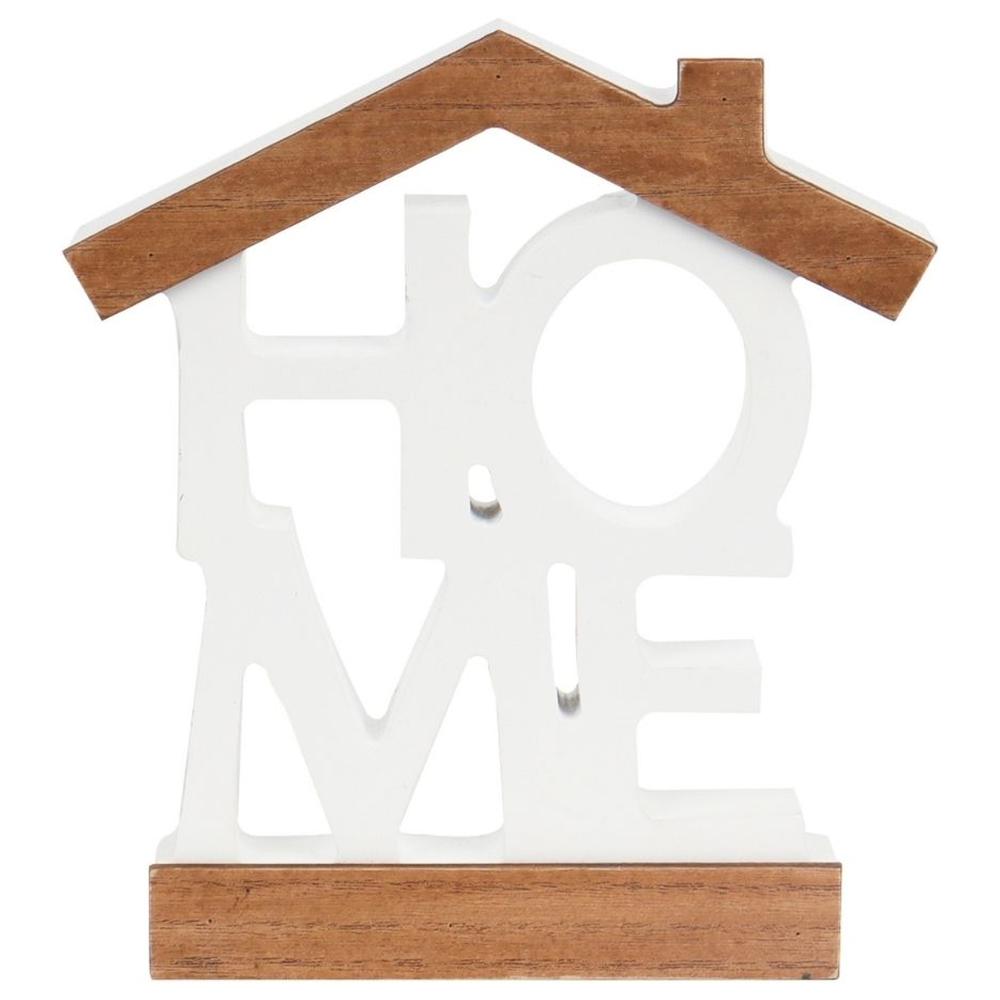 [716550] Accessoire Déco Forme Maison MDF Kasa 16x2x18 cm 