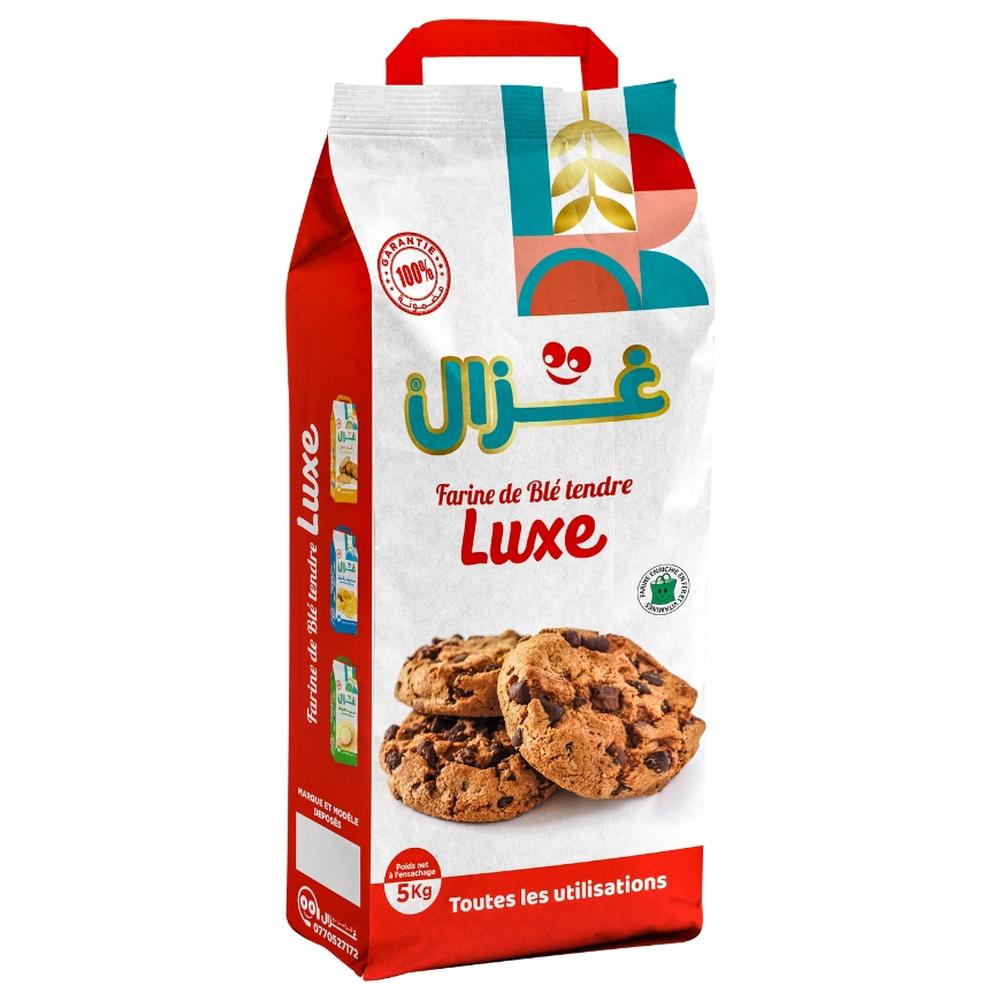 [721179] Farine de Blé Tendre Luxe Ghazal 5kg