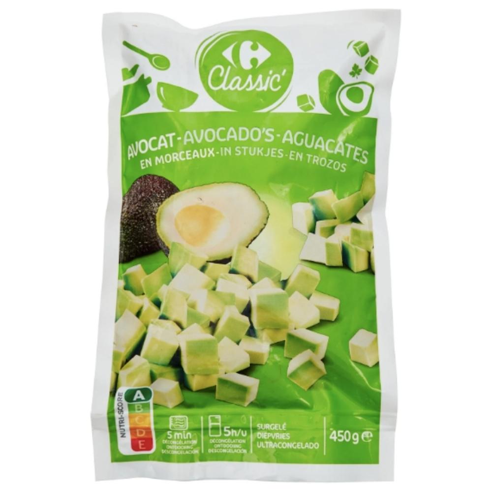 [707217] Avocat en Cubes Carrefour 450g