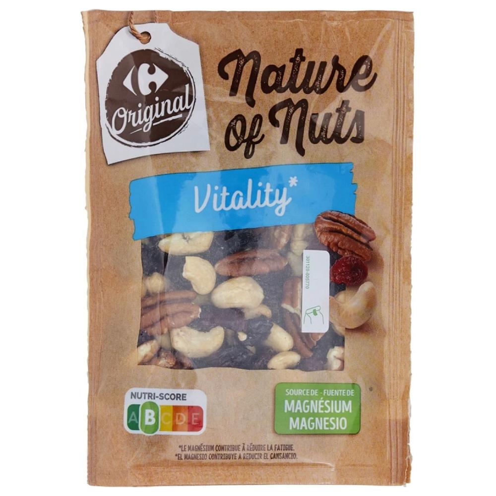 [644107] Mélange de Cranberries, Noix de Cajou, Noix de Pécan Carrefour 120g