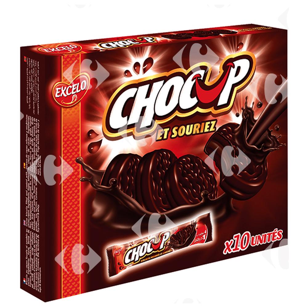 Pack Biscuits Enrobés Choc Up 10x30g