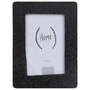 Cadre Rectangulaire Noir Martelé Kasa 15x20cm