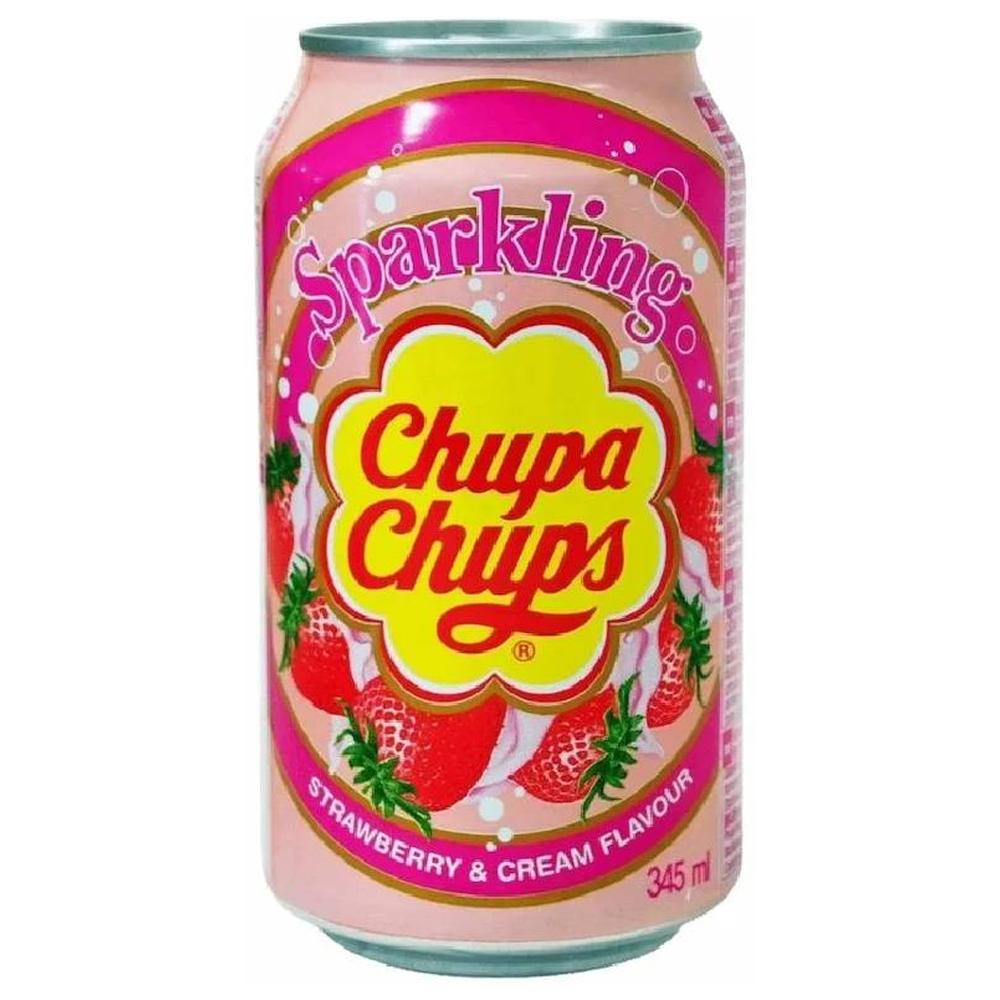 [724623] Boisson Gazeuse Strawberry Cream Chupa Chups 345ml