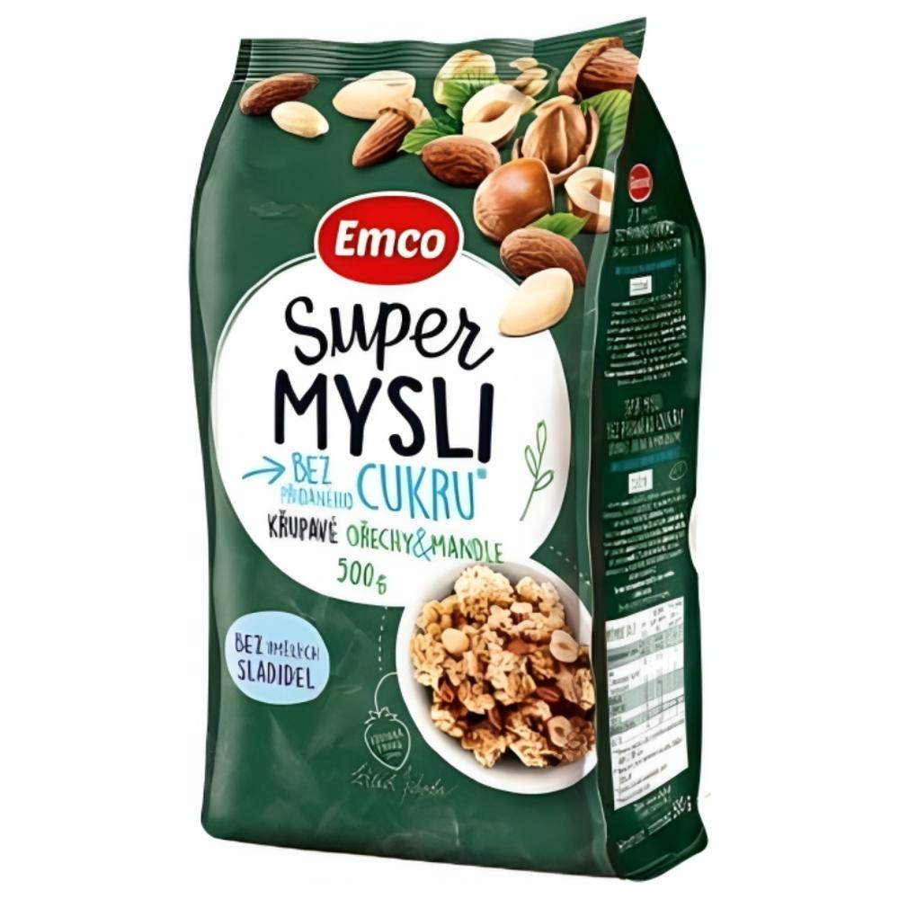 [710036] Céréales Super Mysli aux Noix et Amandes Croquantes Emco 500g
