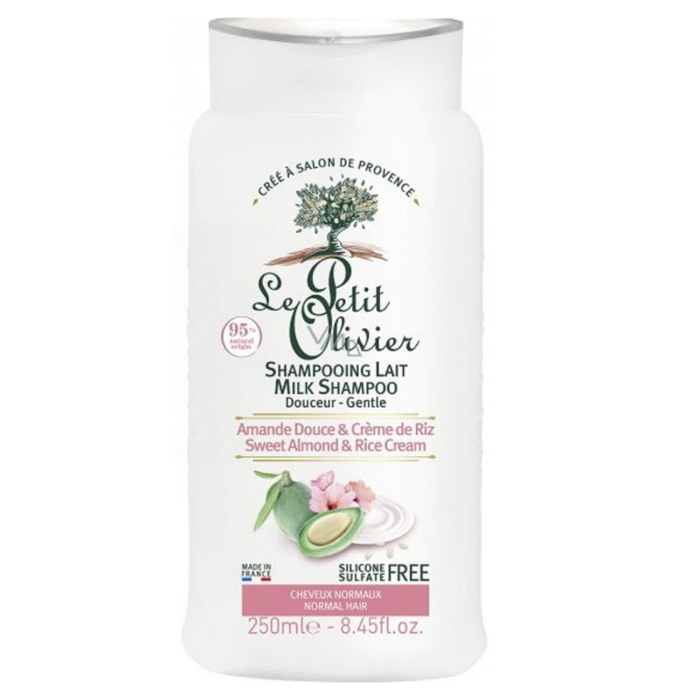 Shampooing Amande Douce & Riz -Le Petit Olivier 250ml