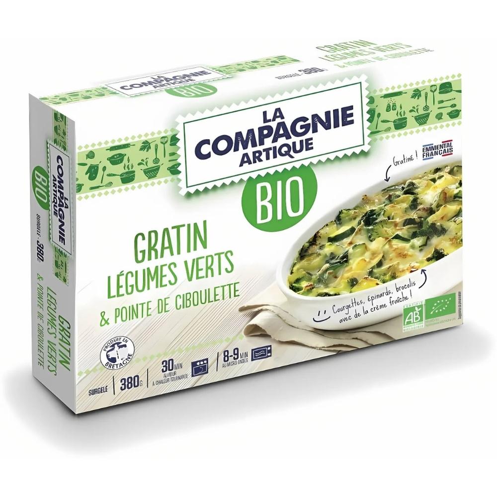 [640207] Gratin Légumes Verts Bio Compagnie Artique 380g