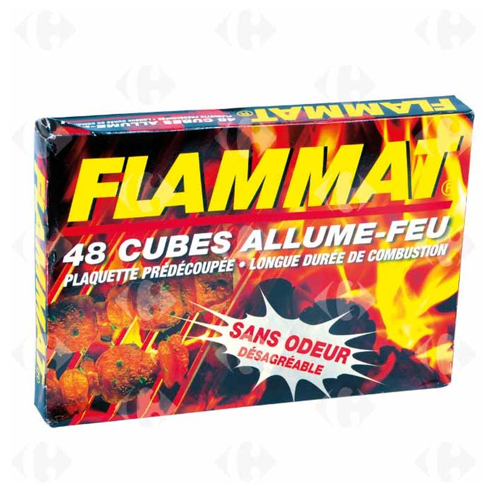 [75657] Allume Feu Flammat 48 Cubes Ecologique.