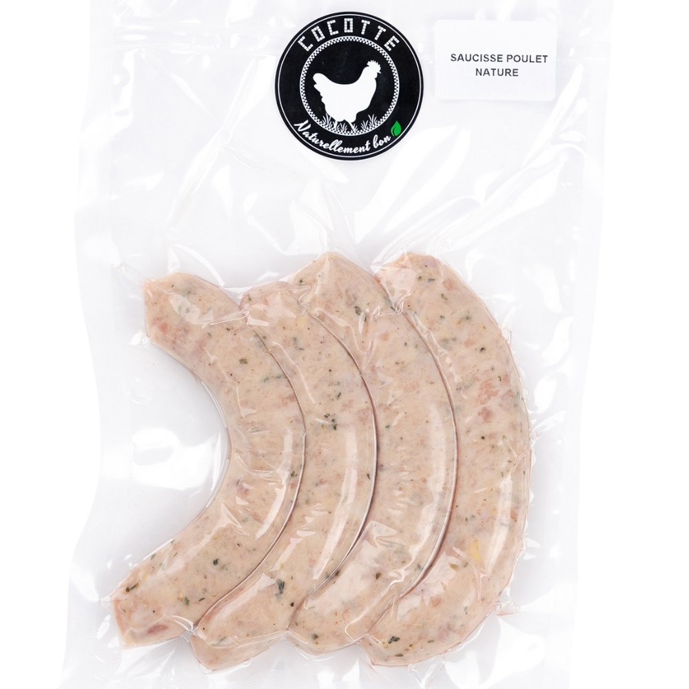 [593584] Saucisse de Poulet Nature - Charcuterie - Cocotte