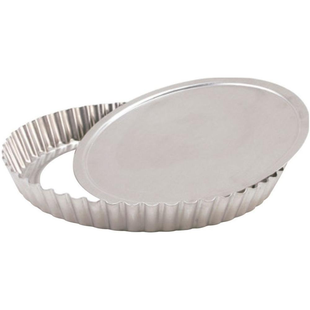 [723163] Moule à Tarte Rond Fond Amovible Chef Kasa 28cm