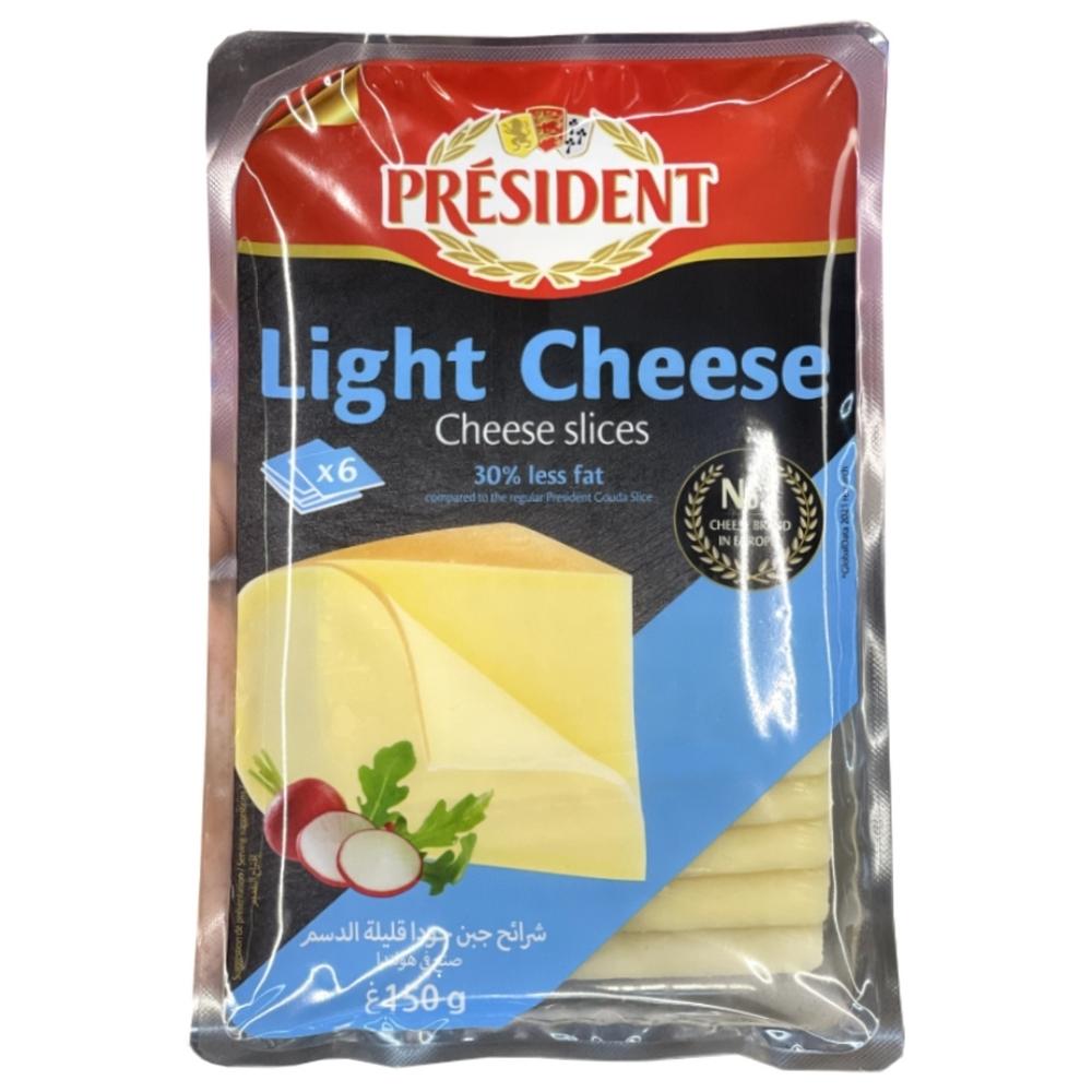 [632052] Fromage Gouda Light en Tranches Président 150g