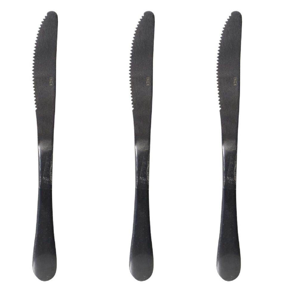 [616643] Couteau en Inox 3 unités