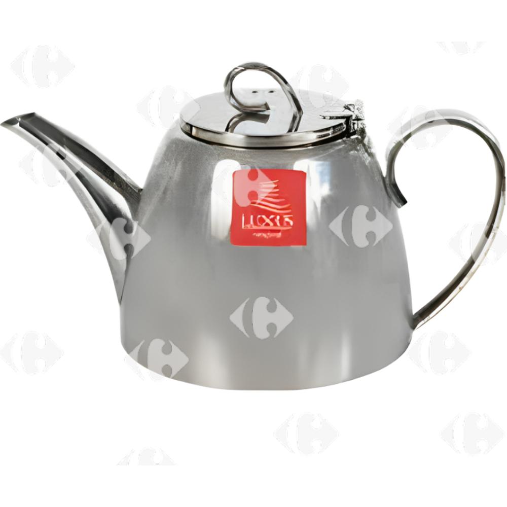 [708639] Théière Carrée en Inox 1.2L.